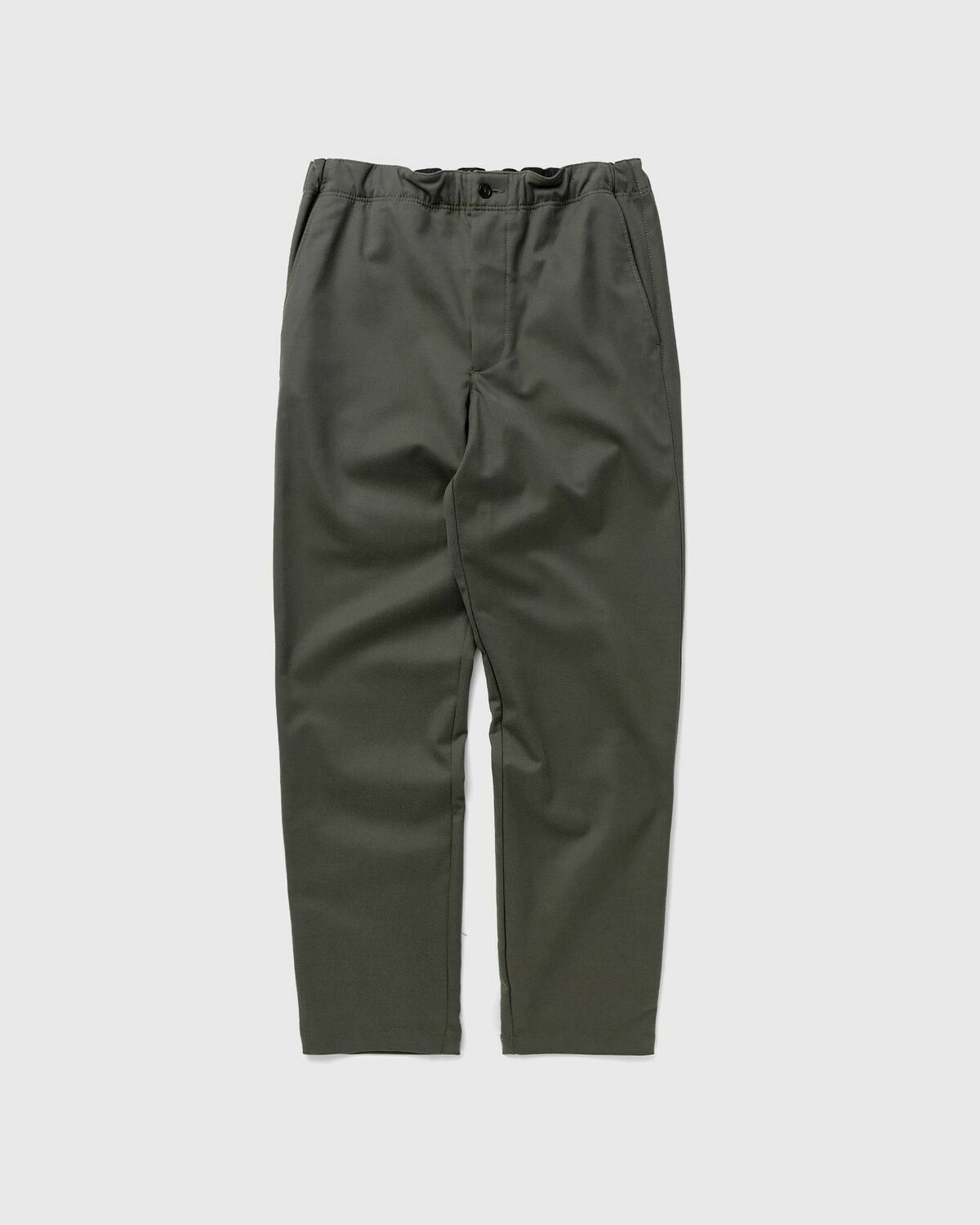 Summer Mens Casual Pants Trouser Slim Fit Work Elastic Waist Thin Sport  Trousers | eBay