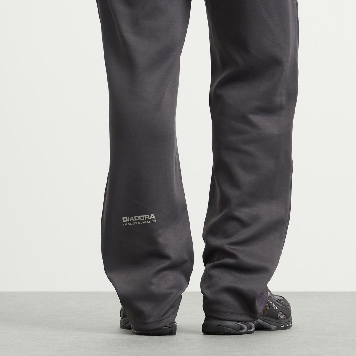 Diadora Men's x Lack of Guidance Track Pant in Grey