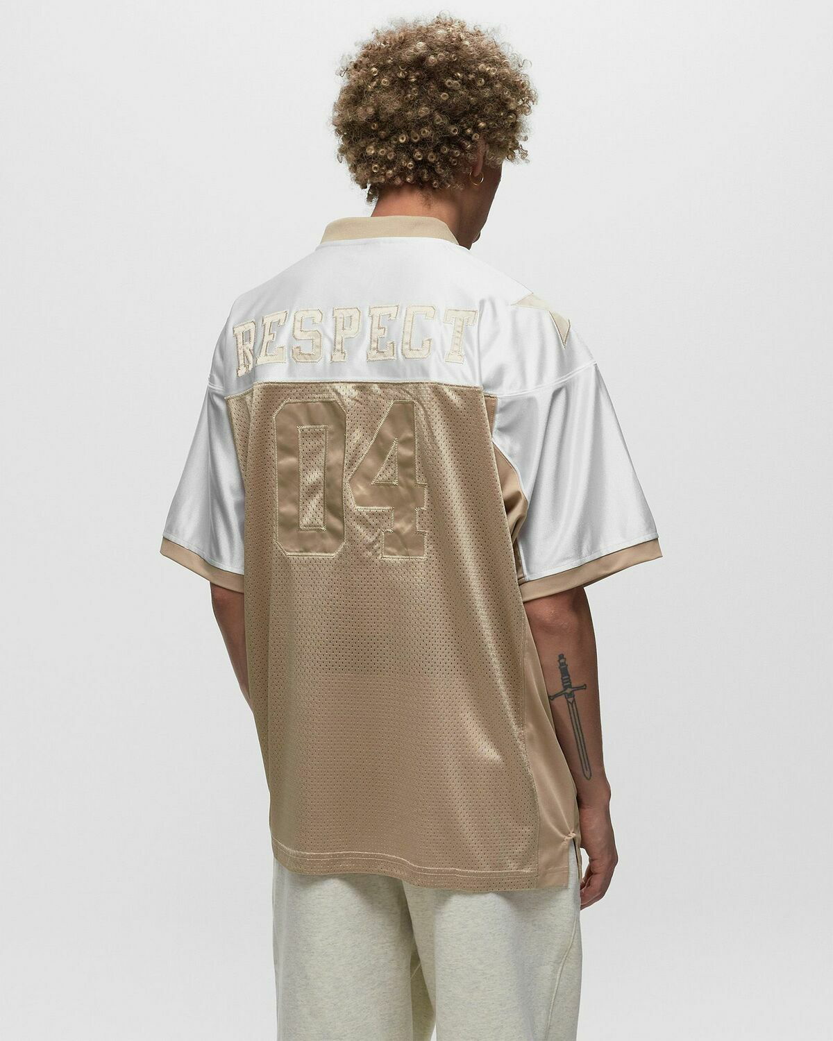 Patta Respect Football Jersey White/Beige Jerseys Patta