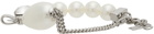 MM6 Maison Margiela Silver Pearl Bead Bracelet