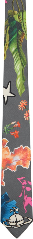 Photo: Vivienne Westwood Gray Hibiscus Tie