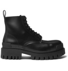 Balenciaga - Strike Leather Boots - Black