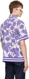 Dries Van Noten White Floral Shirt