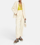 Stella McCartney - High-rise pleated straight pants