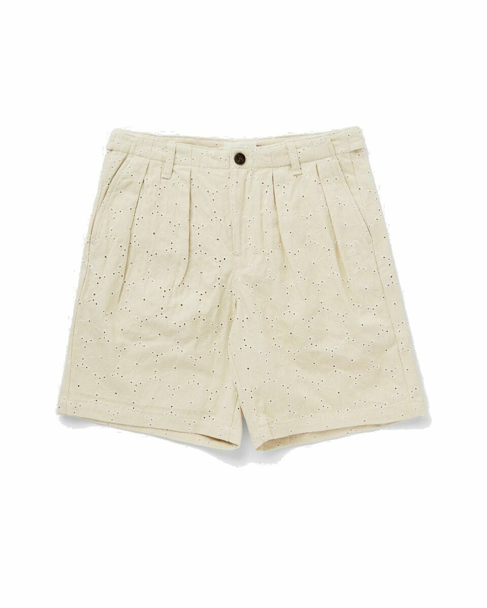Photo: Honor The Gift Legacy Eyelet Short Beige - Mens - Casual Shorts