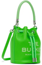 Marc Jacobs Green 'The Leather Mini Bucket' Bag
