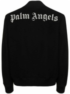 PALM ANGELS Monogram Wool Blend Varsity Jacket
