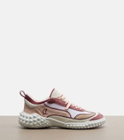 Christian Louboutin Mara suede and mesh sneakers