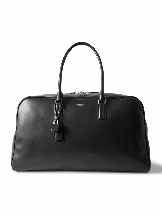 Photo: TOM FORD - Logo-Print Leather Weekend Bag