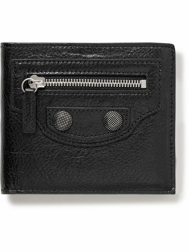 Photo: Balenciaga - Le Cagole Embellished Textured-Leather Billfold Wallet