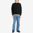 Acne Studios Kalon New Face Crew Knit in Black