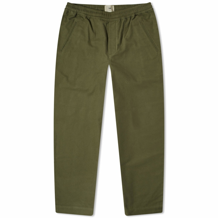 Photo: Folk Men's Moleskin Drawcord Assembly Pant in Sage