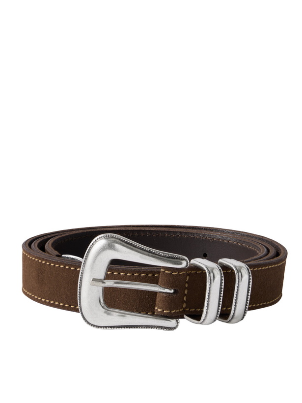 Photo: Nudie Jeans - 2.5cm Suede Belt - Brown