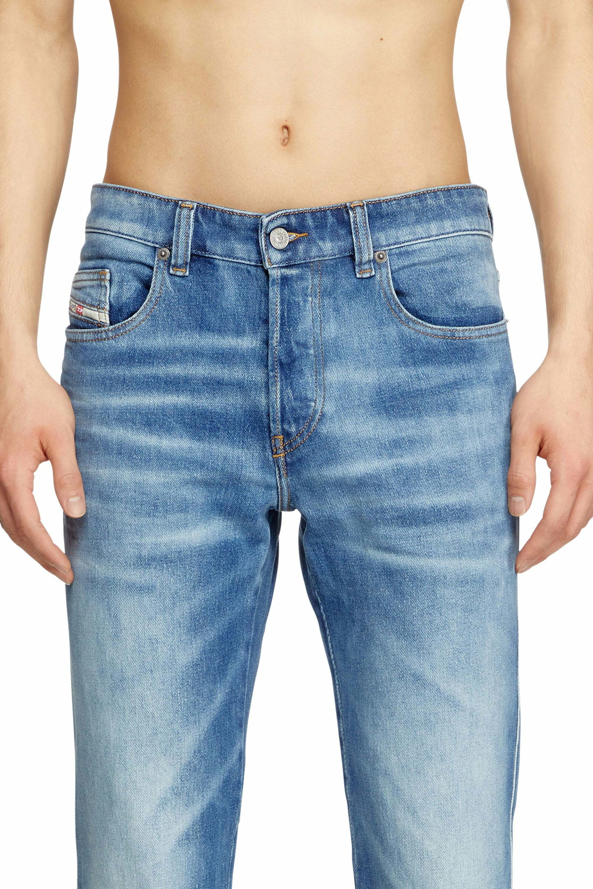 Diesel Bootcut Jeans Regular Waist 1998 D-Buck - Jeans Mens in Blue