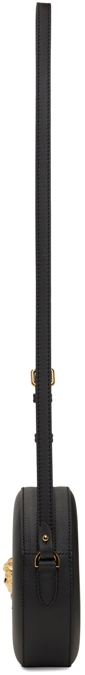 Versace Black 'La Medusa' Round Camera Bag