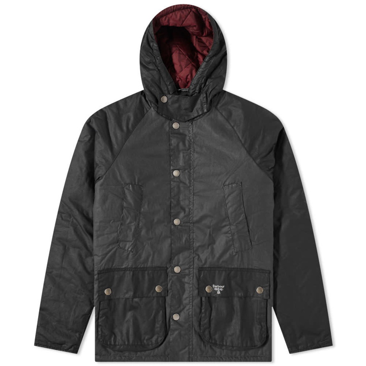 Photo: Barbour Beacon Hooded Bedale Wax Jacket