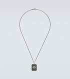 Ileana Makri Evil Eye sterling silver (925/1000) pendant necklace with diamonds