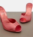 Christian Louboutin Me Dolly laminated leather mules