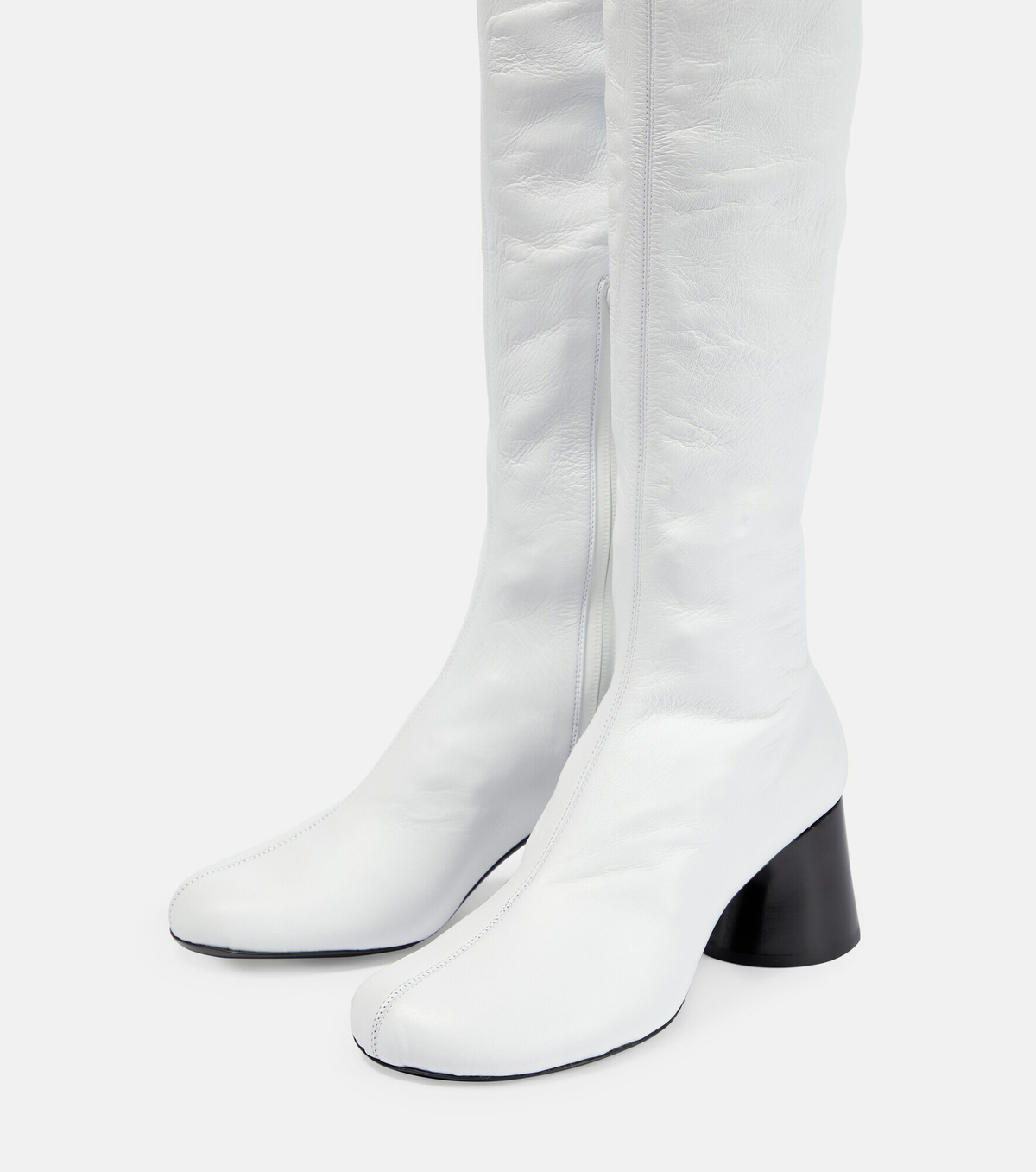 Bottes Over The Knee Khaite Morgan - Rouge Vin - Taille 41 - Occasion Très Bon État