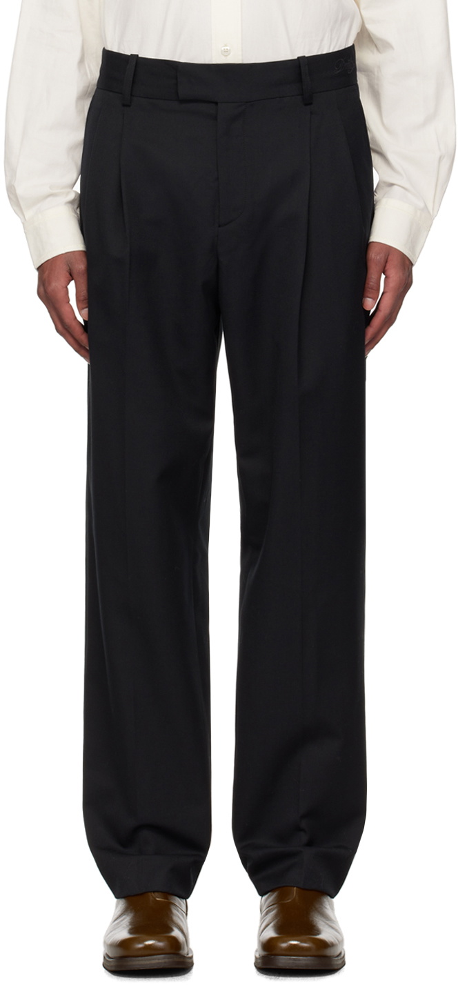 Drôle de Monsieur Men's Pants Golfeur Chevrons Brown main image 1