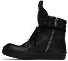 Rick Owens Black Geobasket Sneakers