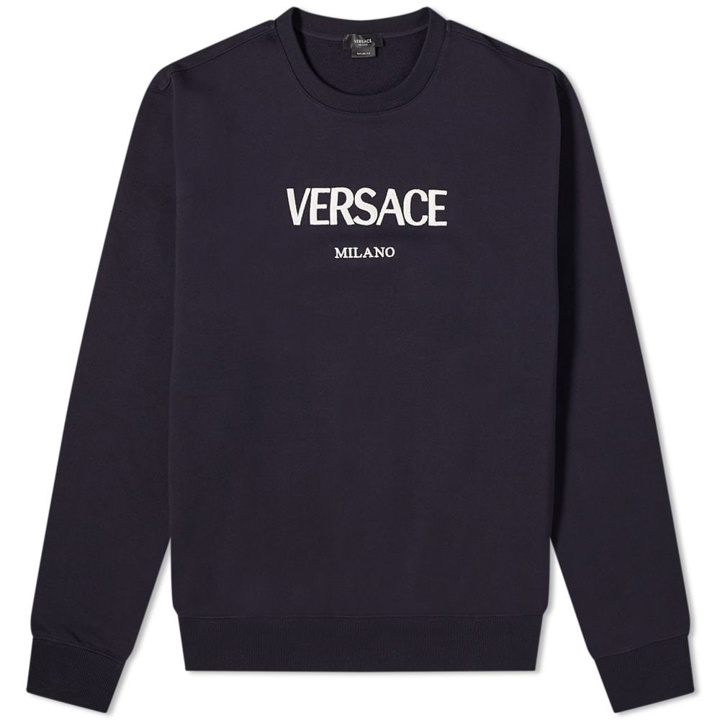 Photo: Versace Vi Gesu Logo Crew Sweat