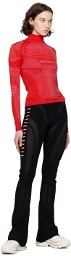 MISBHV Red & Pink Sport Europa Top