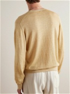 Hartford - Linen and Cotton-Blend Sweater - Neutrals