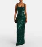 Jenny Packham Fleur sequined gown