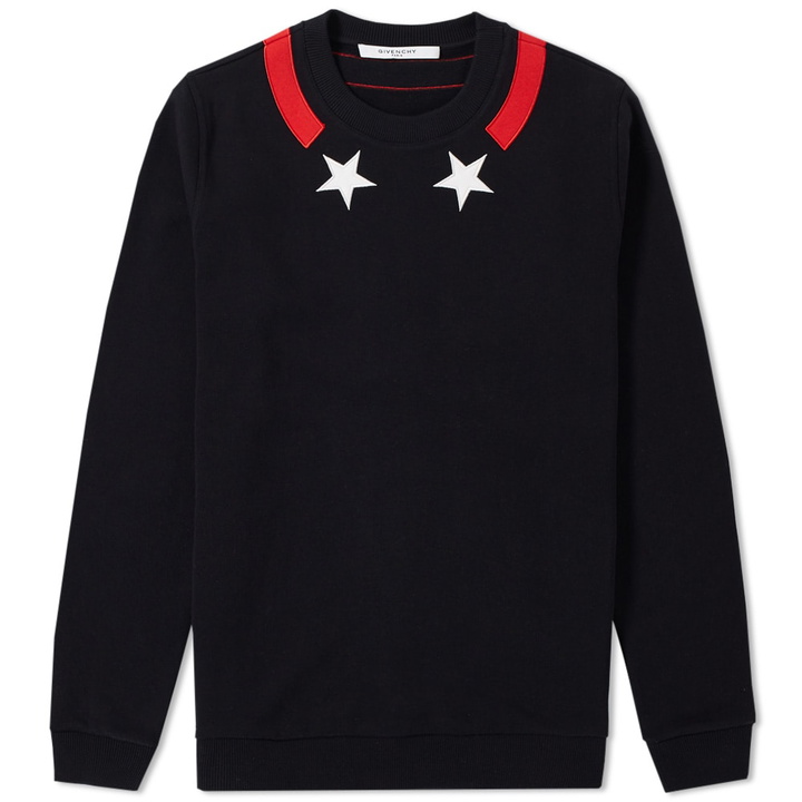 Photo: Givenchy Cuban Star Tape Collar Sweat Black