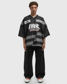 Martine Rose OVERSIZED HOCKEY TOP Black Mens Jersey