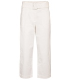 Proenza Schouler - Belted high-rise cotton pants