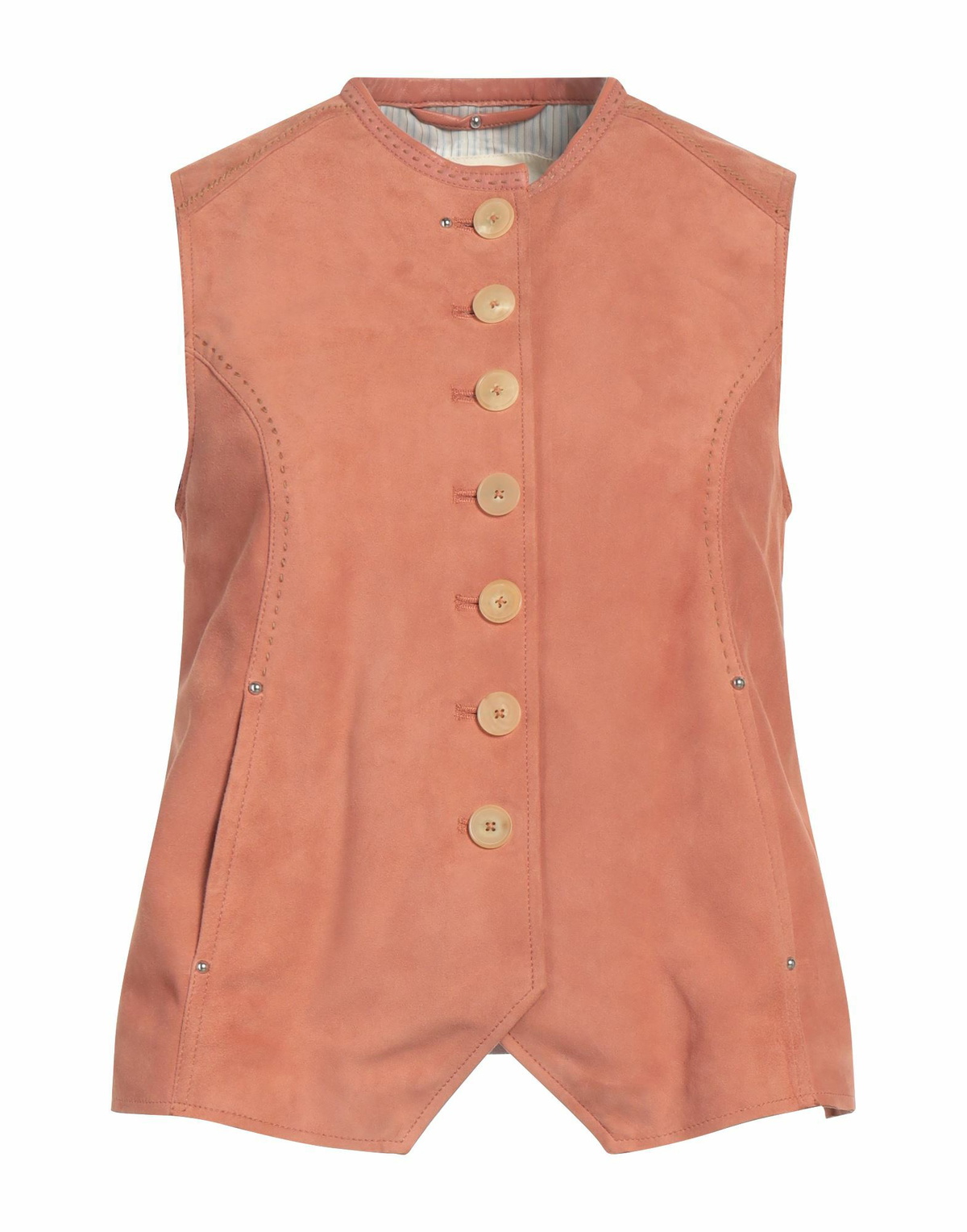 High Womens Tailored Vest Antique rose