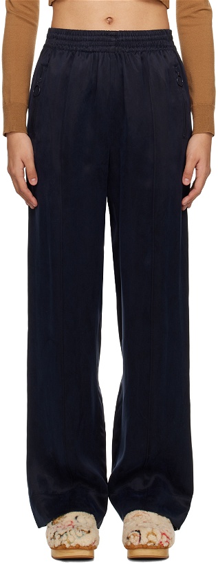 Photo: See by Chloé Navy Pinched Seam Lounge Pants