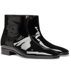 TOM FORD - Midland Patent-Leather Boots - Black