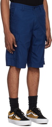 Carhartt Work In Progress Blue Regular Cargo Shorts