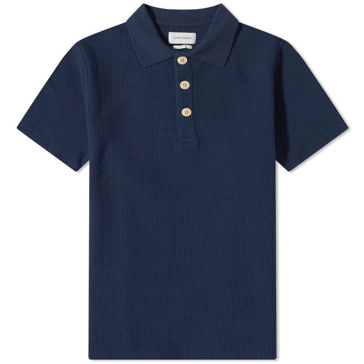 Photo: Oliver Spencer Tabley Waffle Polo Shirt