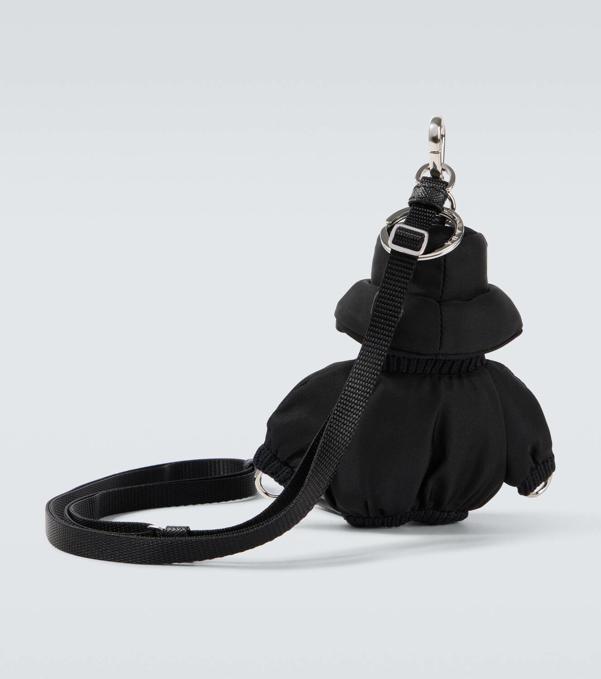 キーホルダー・キーリング PRADA  soft robot key ring in l and nylon PRADA soft robot key ring in metal and nylon