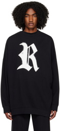 Raf Simons Black 'R' Sweatshirt