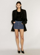 Alexander Wang Trompe-L'oeil Denim Mini Skirt