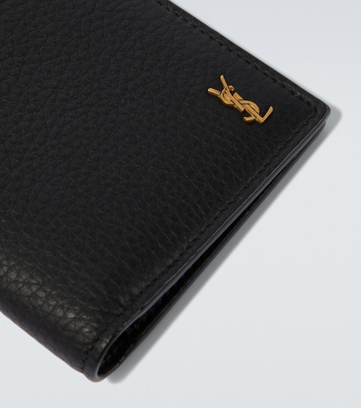 Saint Laurent Tiny Cassandre leather wallet
