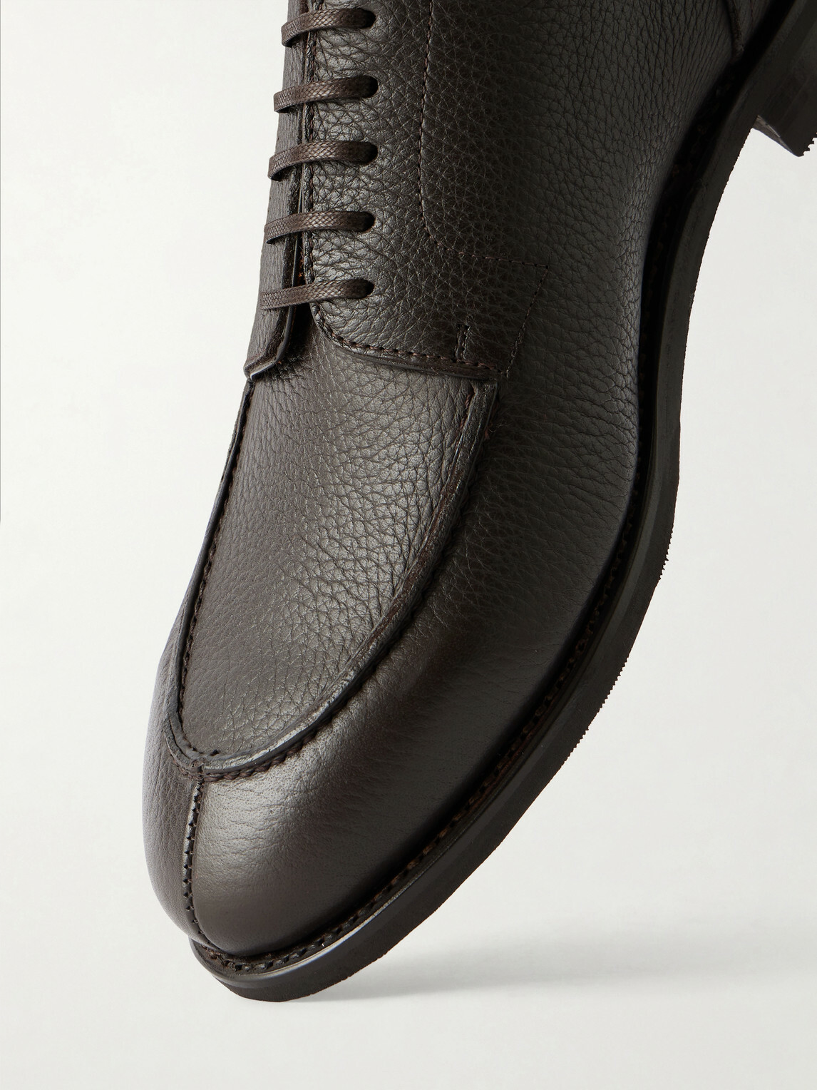 MORJAS - The Split Toe Full-Grain Leather Derby Shoes - Brown