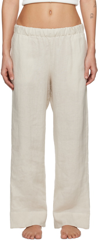 Photo: Le Petit Trou Beige Lyna Lounge Pants
