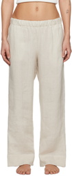 Le Petit Trou Beige Lyna Lounge Pants