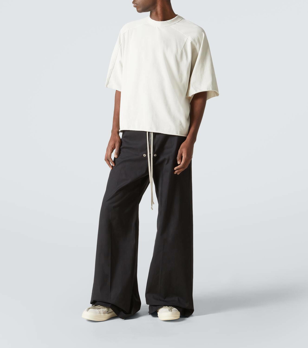 Rick Owens Megalace suede sneakers