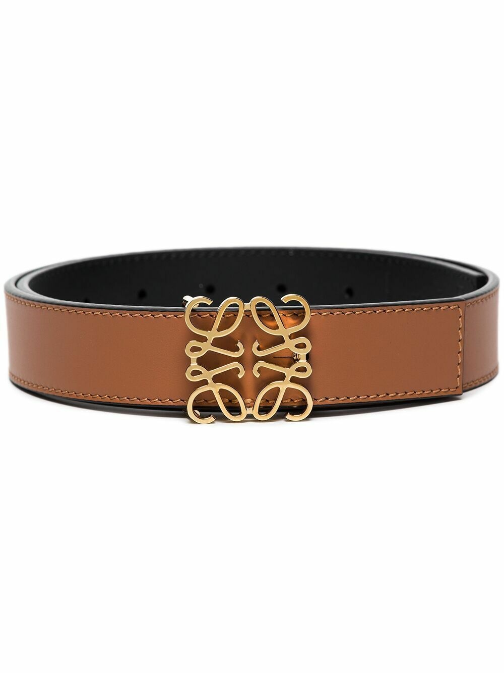 Photo: LOEWE - Anagram Reversible Leather Belt