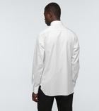 Zegna - Long-sleeved cotton poplin shirt