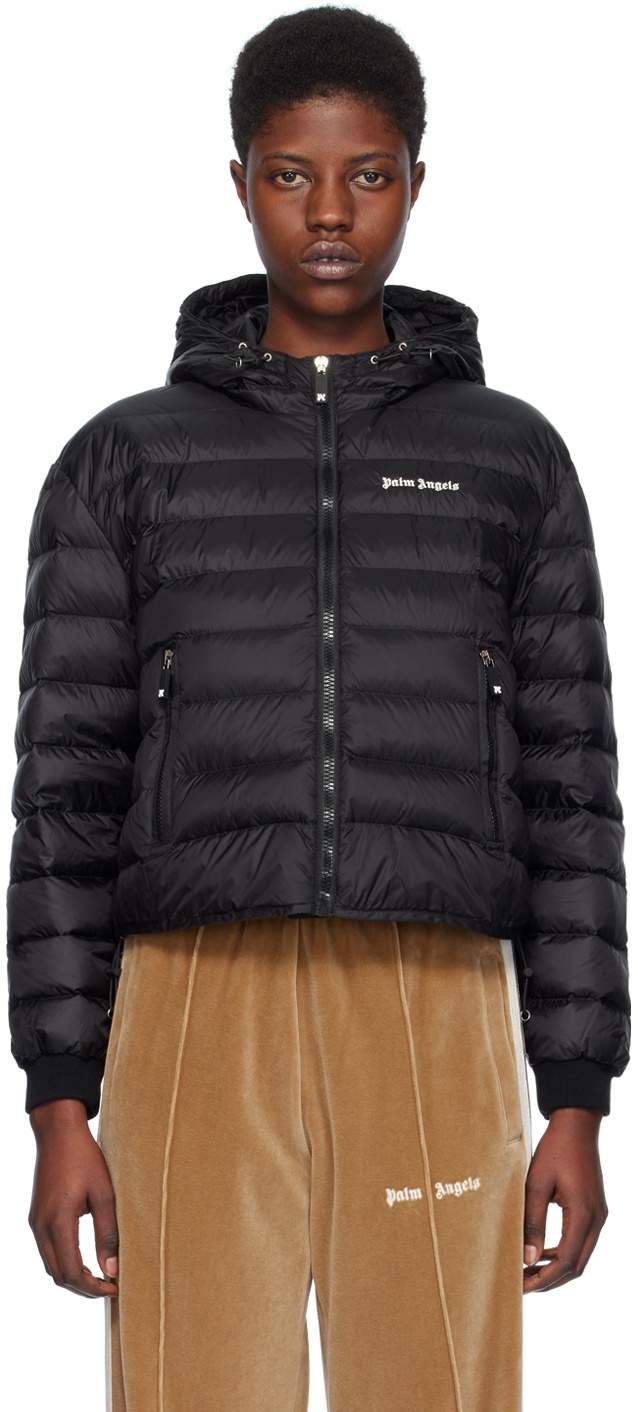 Photo: Palm Angels Black Quilted Down Jacket