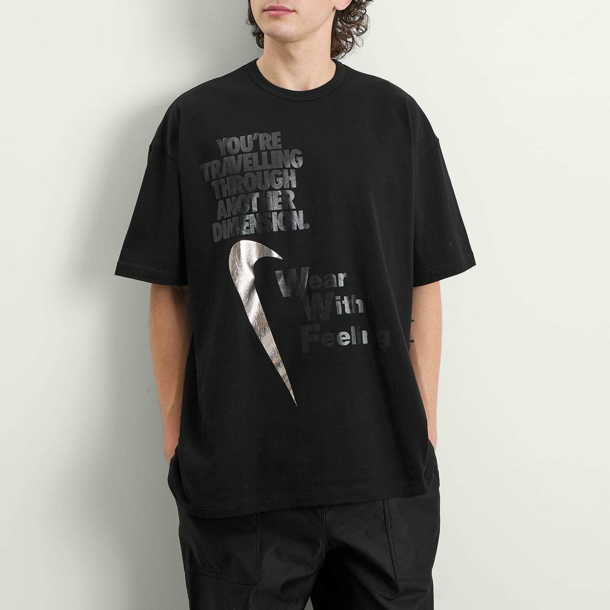 Comme des Garçons Men's x Nike T-Shirt in Black