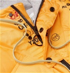 Off-White - Logo-Print Quilted Shell Down Jacket - Yellow